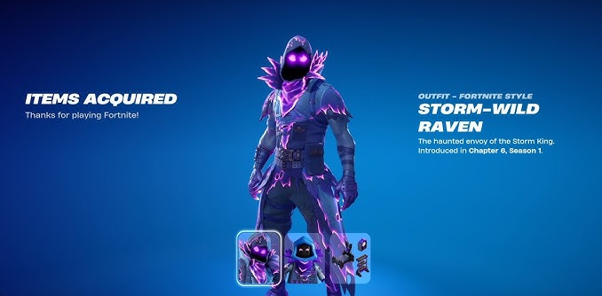 Fortnite: Storm-Wild Raven Pack